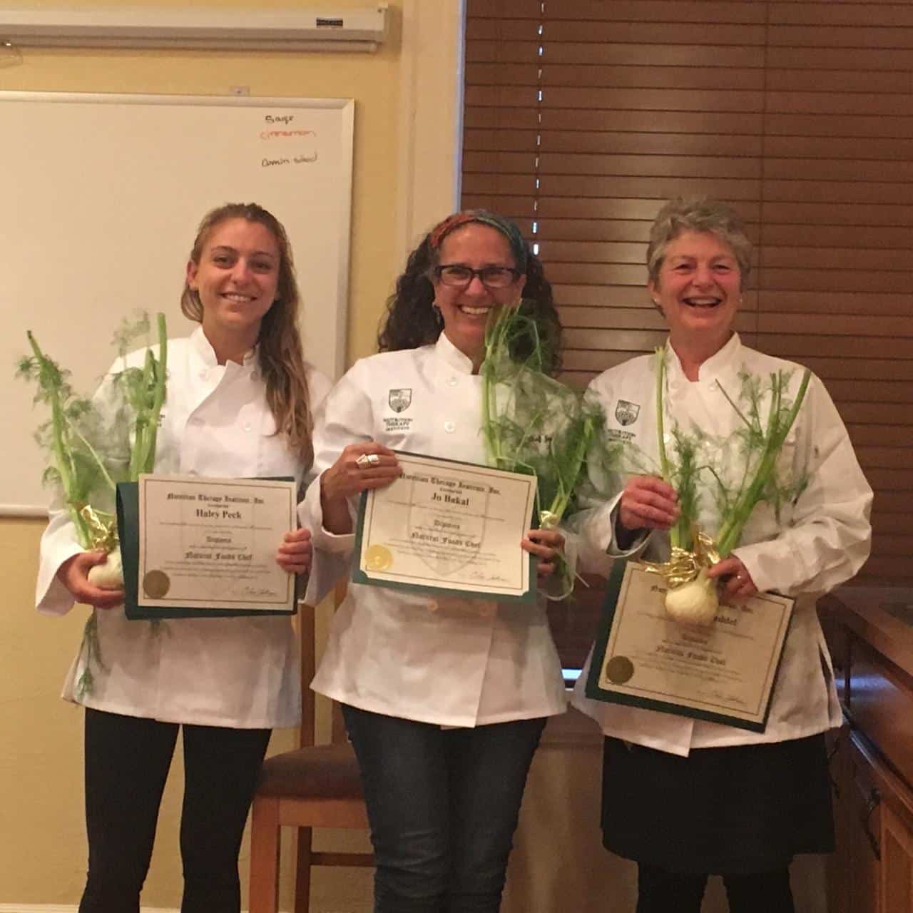 Our Natural Food Chefs completed the culinary nutrition course.