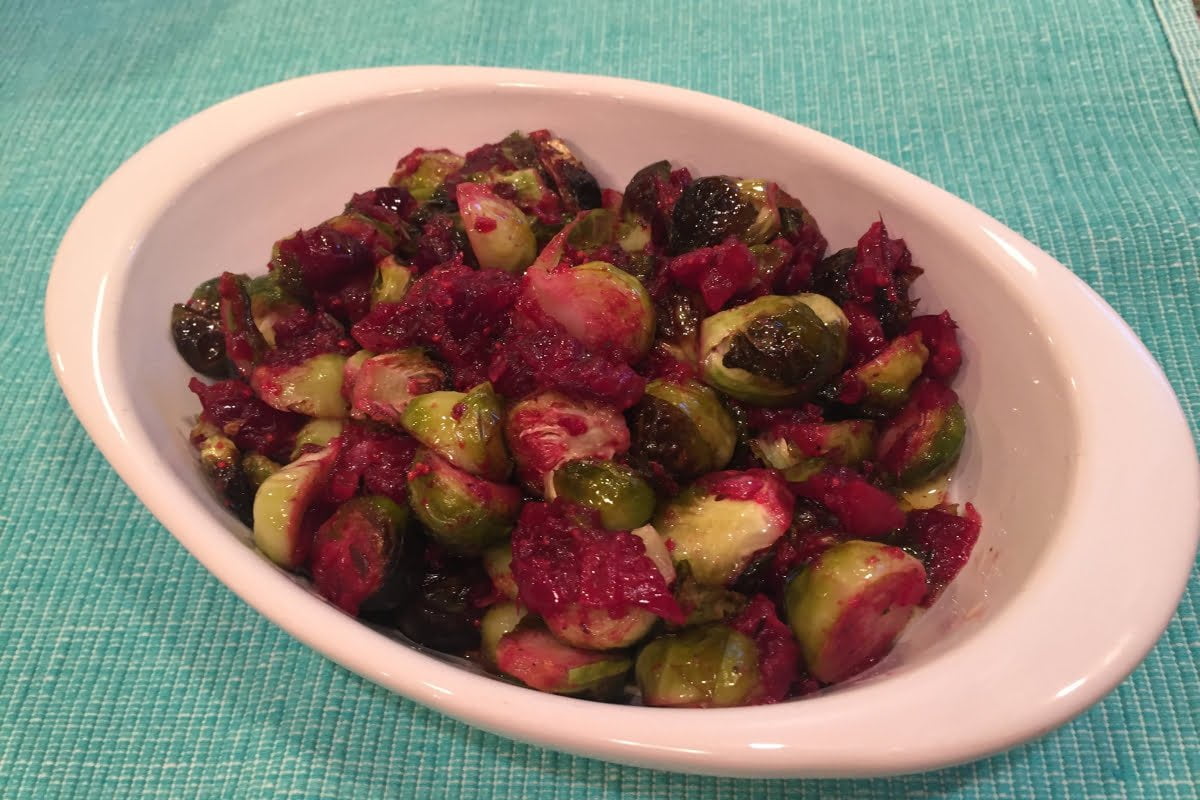 Featured image for “Cancer-Protective Brussels Sprouts with Cranberry Maple Brown Butter”