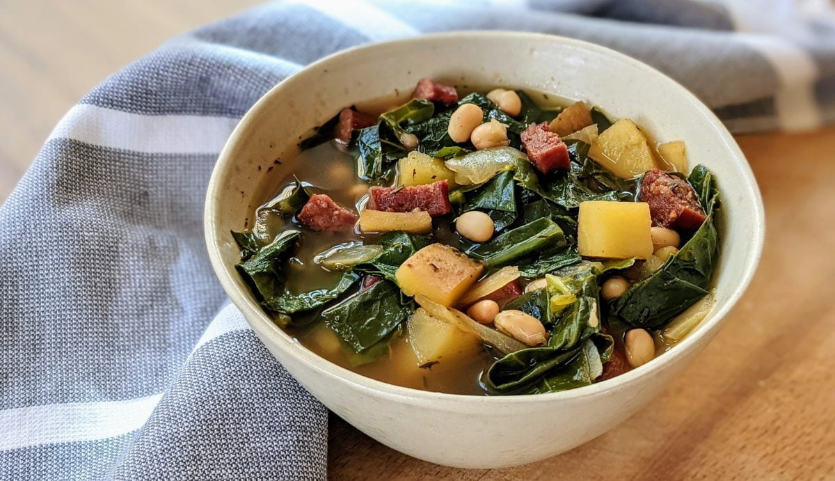 Featured image for “Hearty Kale & Sausage Soup”