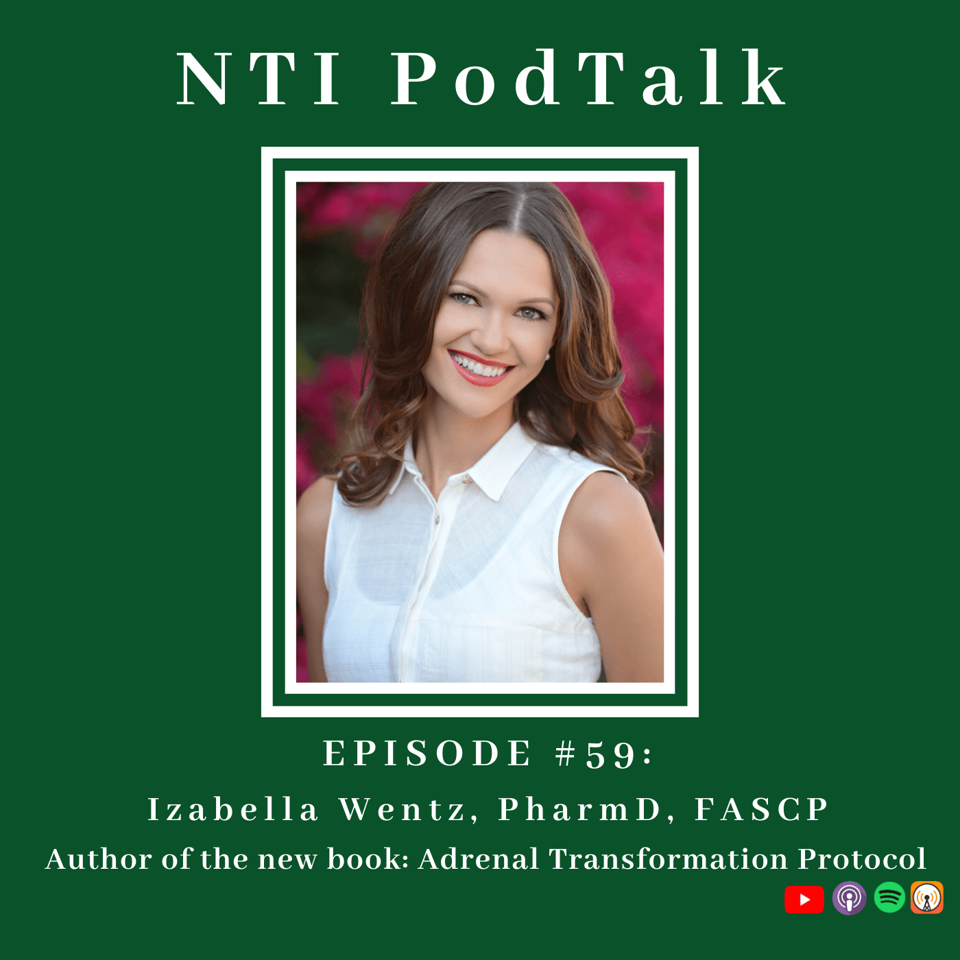 Featured image for “NTI PodTalk with Izabella Wentz, PharmD, FASCP & Author”