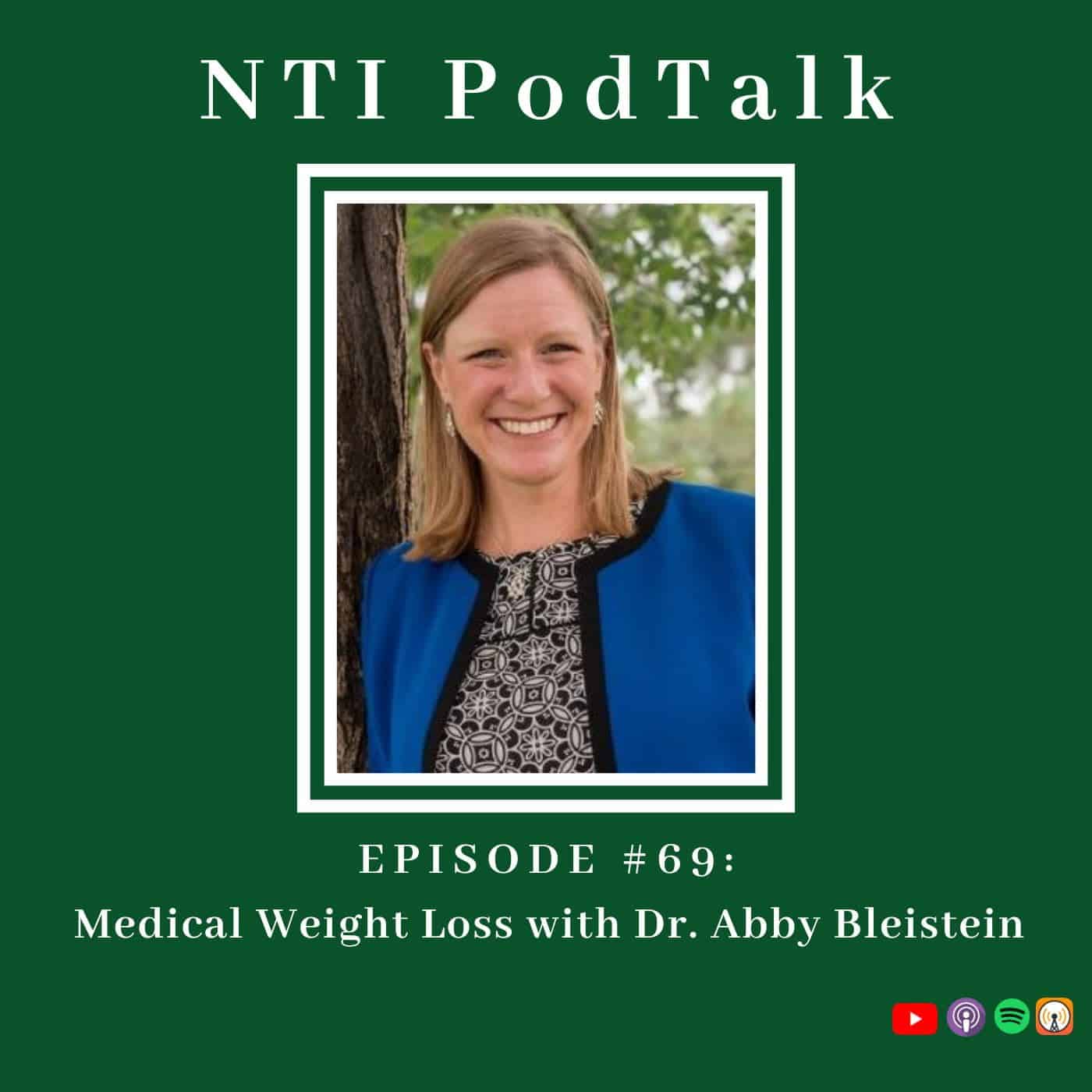 Featured image for “NTI PodTalk | Medical Weight Loss with Dr. Abby Bleistein”